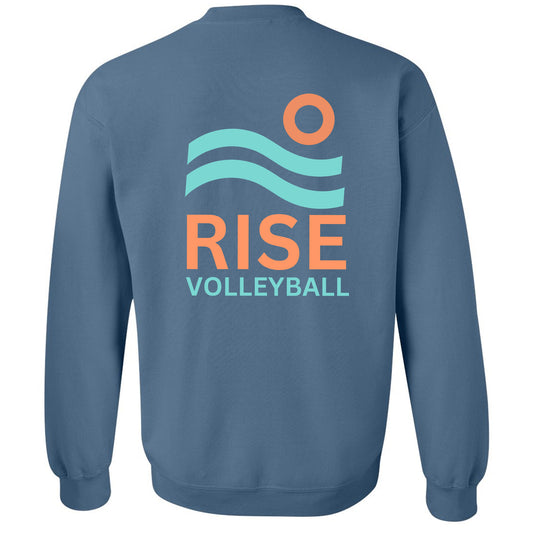 Rise Summer Vibes Beach Volleyball Crewneck