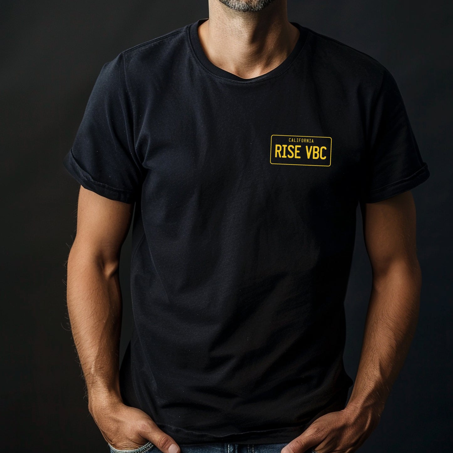 RISE VBC License Plate - T-Shirt