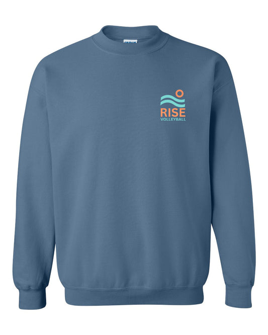 Rise Summer Vibes Beach Volleyball Crewneck